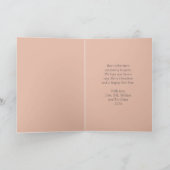 Weihnachtskarte für Schlange und Poinsettia Karte (Innenseite)