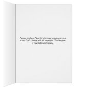 Weihnachtskarte für Seine Heiligkeit, den Papst (Innen (Rechts))