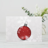 Weihnachtskarte für Silber Feiertagskarte (Stehend Vorderseite)