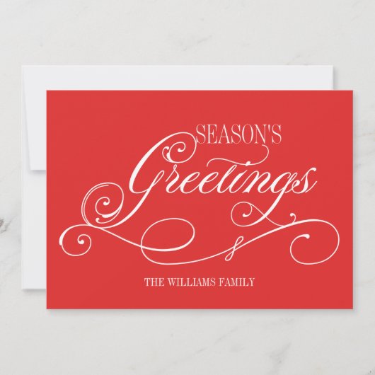 Weihnachtskarte für Skripte Feiertagskarte (Vorderseite)