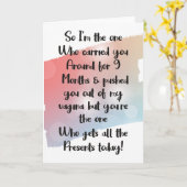 Weihnachtskarte für Sohn oder Tochter Karte (Gelbe Blume)