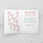 Weihnachtskarte für Sohn und Partner Feiertagskarte (Innenseite)