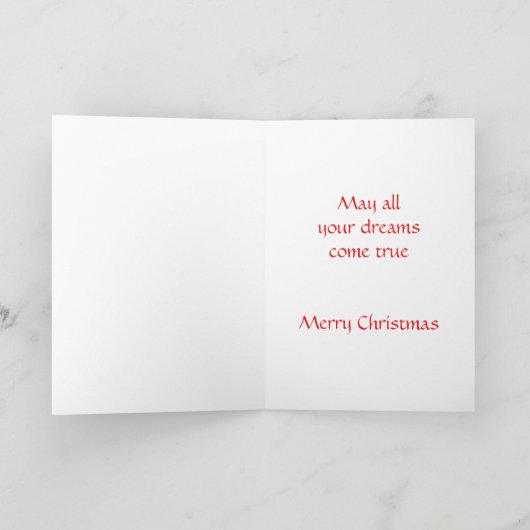 Weihnachtskarte für Stepson Feiertagskarte (Innenseite)