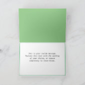 Weihnachtskarte für Steuereinnahmen im Inland Karte (Innenseite)