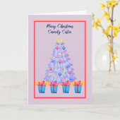 Weihnachtskarte für Studentinnenverbindung Schwest Karte (Gelbe Blume)