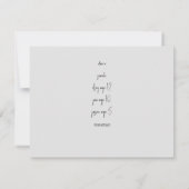 Weihnachtskarte für tropische Blätter und Lichter Mitteilungskarte (Rückseite)