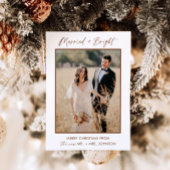 Weihnachtskarte für verheiratete und helle Ferien, Einladung