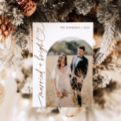 Weihnachtskarte für verheiratete und helle Ferien, Einladung