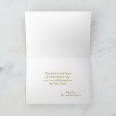 Weihnachtskarte für Vintage Dackeln Feiertagskarte (Innenseite)