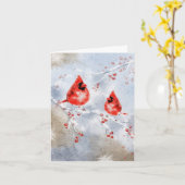 Weihnachtskarte für Wasserfarben - Eleganter Urlau Karte (Gelbe Blume)