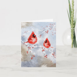 Weihnachtskarte für Wasserfarben - Eleganter Urlau Karte