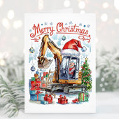 Weihnachtskarte für Wasserfarben Feiertagskarte