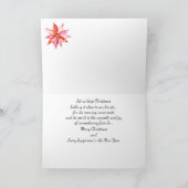 Weihnachtskarte für Wasserfarben Feiertagskarte (Innenseite)