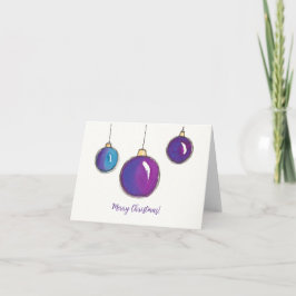 Weihnachtskarte für Wasserfarben Karte