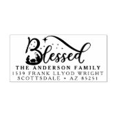 Weihnachtskarte für Weihnachten - Maßgeschneiderte Permastempel (Design)