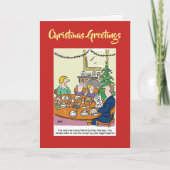 Weihnachtskarte für Weihnachtskritiker Feiertagskarte (Vorderseite)