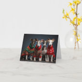 Weihnachtskarte für Welpen Karte (Gelbe Blume)