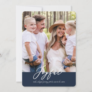 Weihnachtskarte für werdende Eltern Feiertagskarte