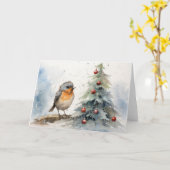 Weihnachtskarte für Whimsiktiere Karte (Gelbe Blume)