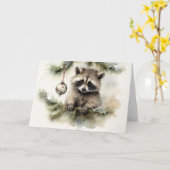 Weihnachtskarte für Whimsiktiere Karte (Gelbe Blume)