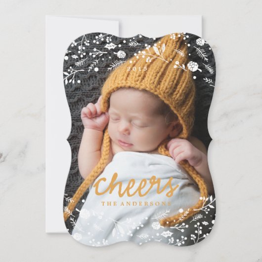 Weihnachtskarte für Winterkranz Feiertagskarte (Vorderseite)