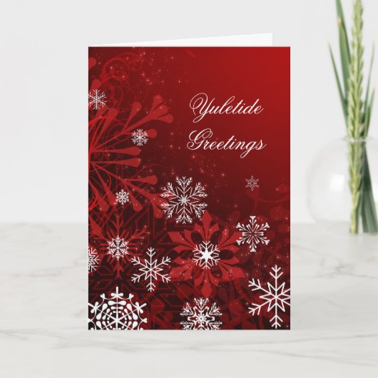 Weihnachtskarte für Yuletide Feiertagskarte (Vorderseite)