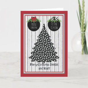 Weihnachtskarte für Zahnärzte und Angestellte Dankeskarte