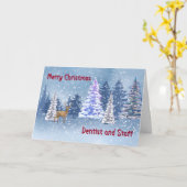 Weihnachtskarte für Zahnärzte und Angestellte Karte (Gelbe Blume)