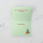 Weihnachtskarte G : Liebe von Weihnachten (Innenseite)