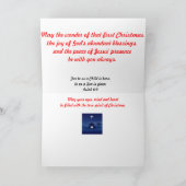 Weihnachtskarte - Geburt Christis-Szene Feiertagskarte (Innenseite)