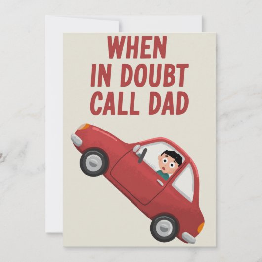 Weihnachtskarte Geburtstag, wenn im Zweifel Einladung (Vorderseite)