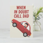 Weihnachtskarte Geburtstag, wenn im Zweifel Einladung (Stehend Vorderseite)