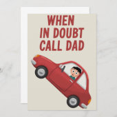 Weihnachtskarte Geburtstag, wenn im Zweifel Einladung (Vorne/Hinten)