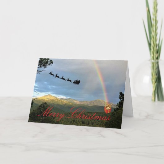 Weihnachtskarte gefaltet dankeskarte (Vorderseite)