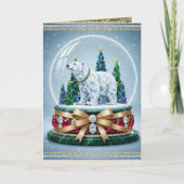 Weihnachtskarte gefaltet feiertagskarte (Vorderseite)