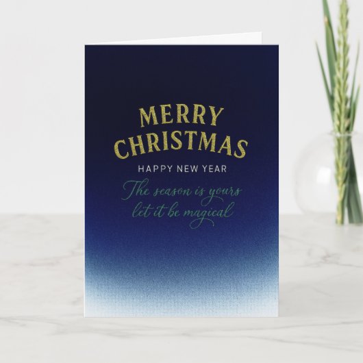 Weihnachtskarte gefaltet feiertagskarte (Vorderseite)