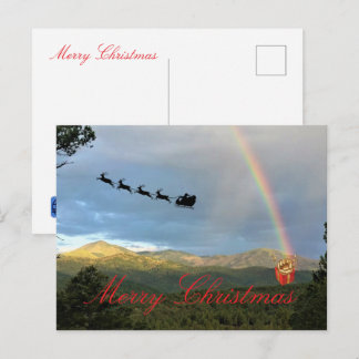 Weihnachtskarte gefaltet postkarte
