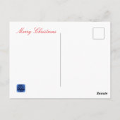 Weihnachtskarte gefaltet postkarte (Rückseite)
