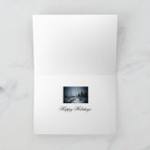 Weihnachtskarte (Gelbstein) Feiertagskarte (Innenseite)