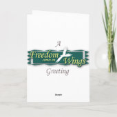 Weihnachtskarte "Geschenk für meinen König" Feiertagskarte (Rückseite)