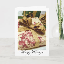 Weihnachtskarte Geschenk V Feiertagskarte