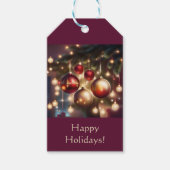 Weihnachtskarte Geschenkanhänger (Vorderseite)