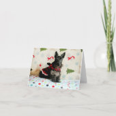 Weihnachtskarte gewartet karte (Vorderseite)