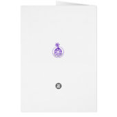 Weihnachtskarte: Glauben (Hinten)