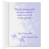 Weihnachtskarte: Glauben (Innen (Rechts))