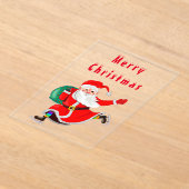 Weihnachtskarte Glücklicher Weihnachtsmann mit Ges Acryleinladungen (Ablage )