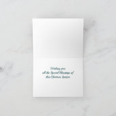 Weihnachtskarte/Grußkarte 9 Feiertagskarte (Innenseite)