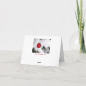 Weihnachtskarte/Grußkarte 9 Feiertagskarte (Rückseite)