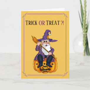 Weihnachtskarte Halloween Karte