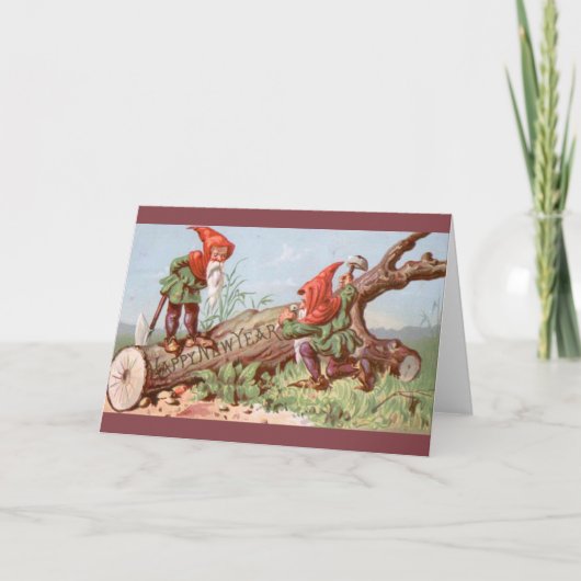 Weihnachtskarte | Happy New Year Feiertagskarte (Vorderseite)